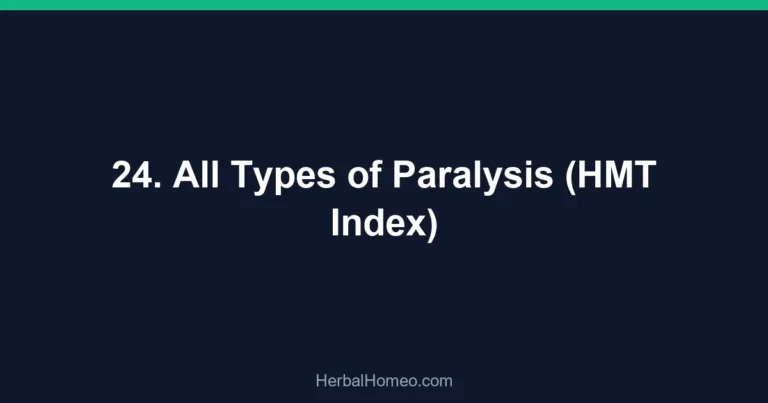 24. All Types of Paralysis (HMT Index)
