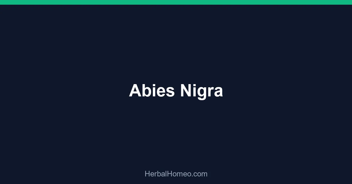 Abies Nigra