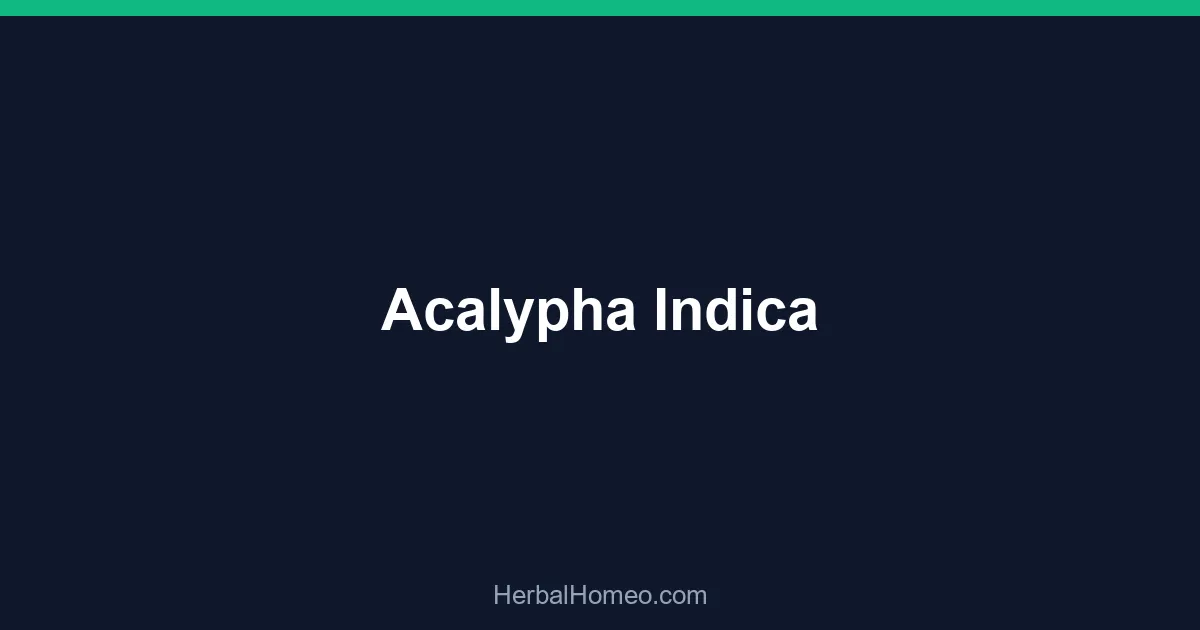 Acalypha Indica