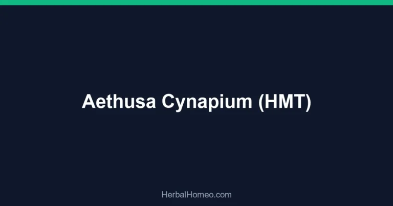 Aethusa Cynapium (HMT)