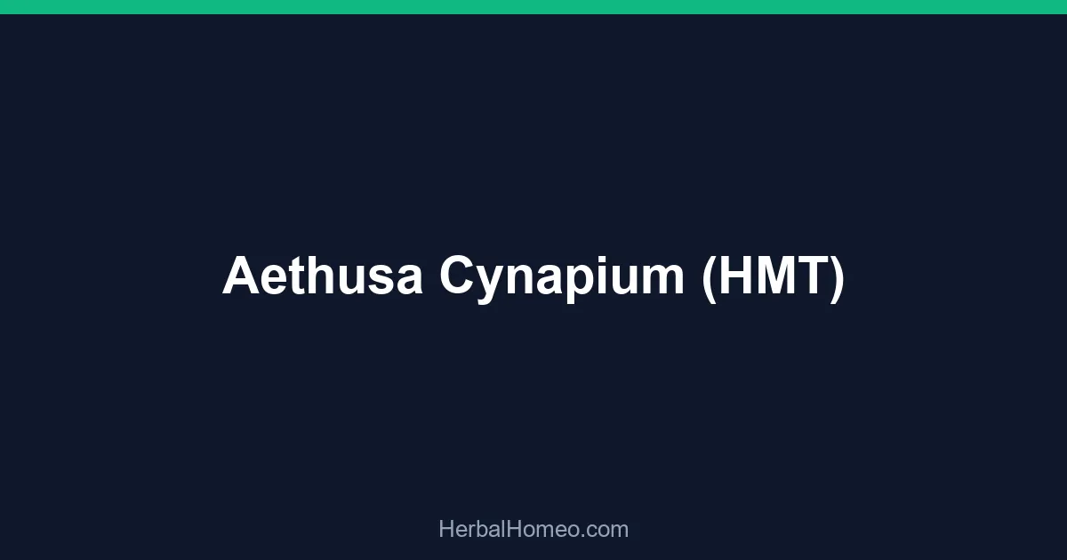 Aethusa Cynapium (HMT)