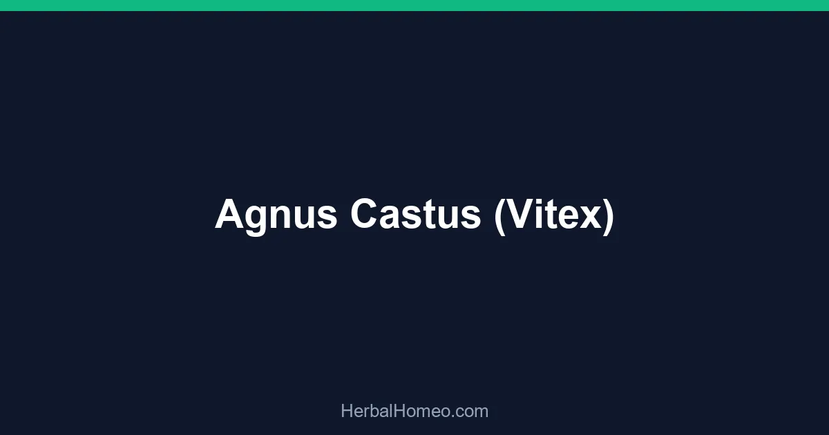 Agnus Castus (Vitex)