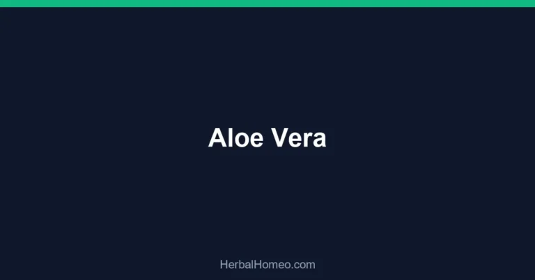 Aloe Vera