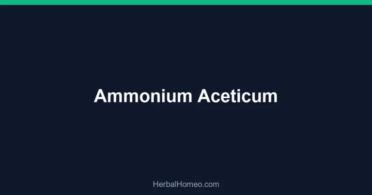 Ammonium Aceticum