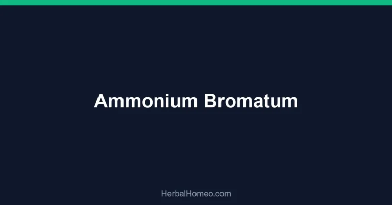 Ammonium Bromatum