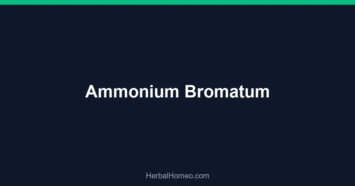 Ammonium Bromatum