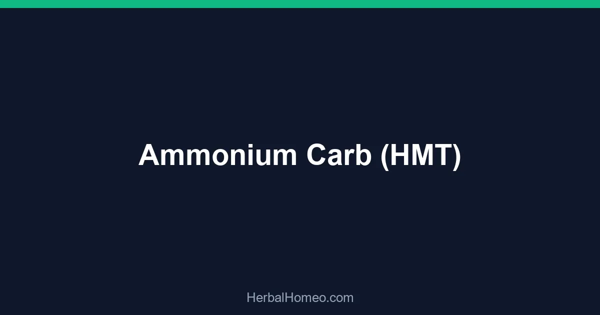 Ammonium Carb (HMT)