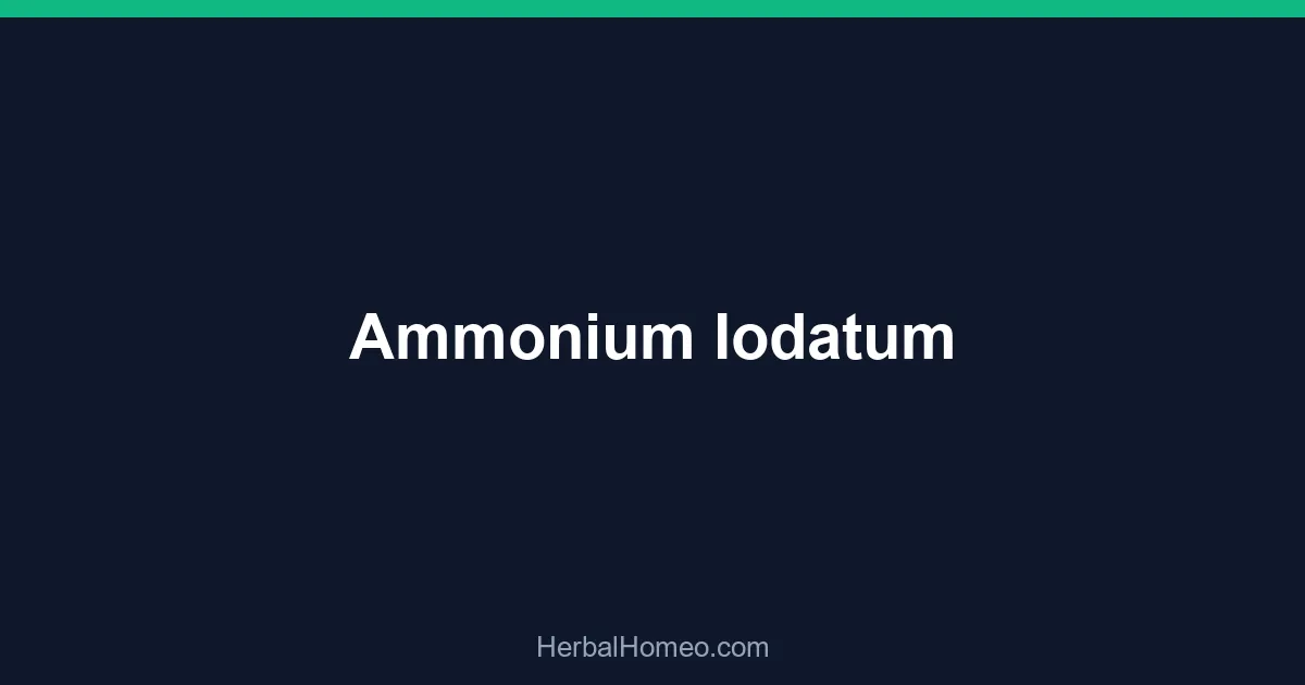 Ammonium Iodatum