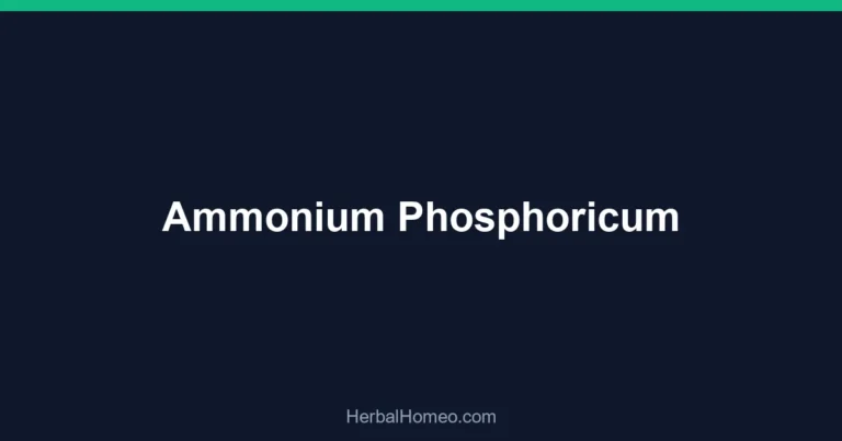 Ammonium Phosphoricum