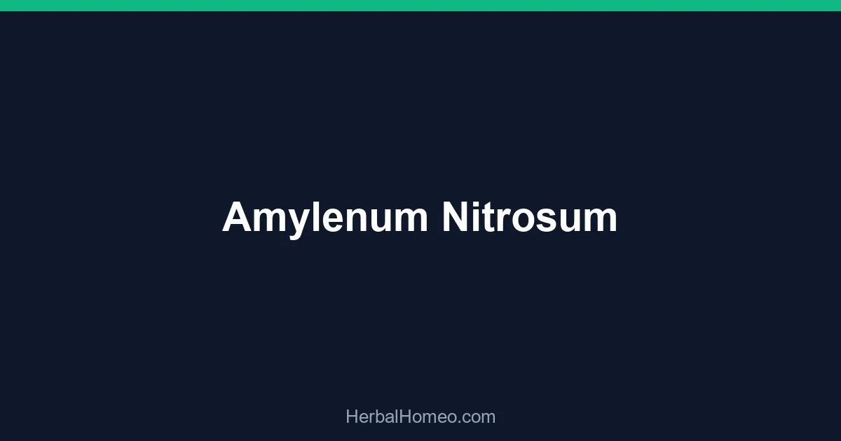 Amylenum Nitrosum