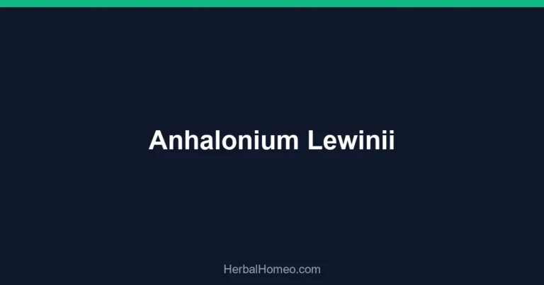 Anhalonium Lewinii