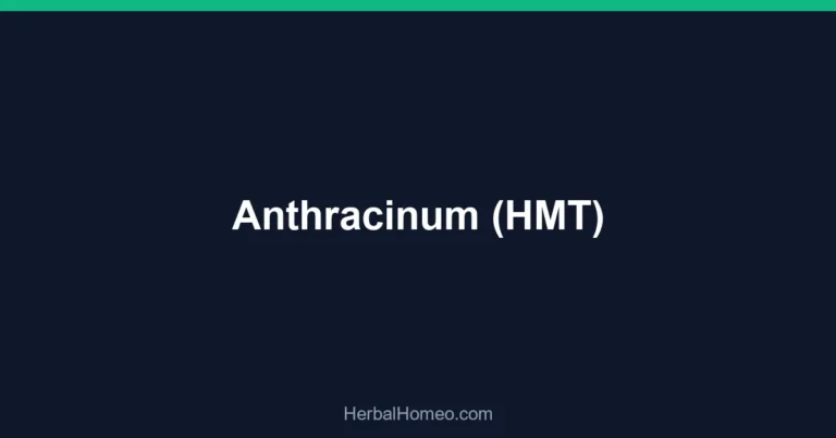 Anthracinum (HMT)