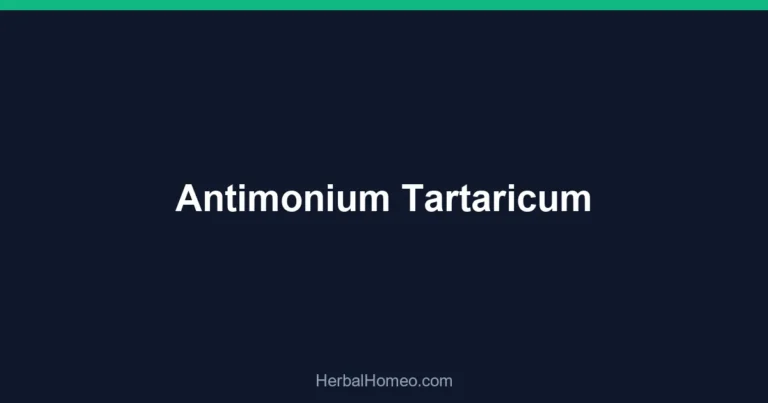 Antimonium Tartaricum
