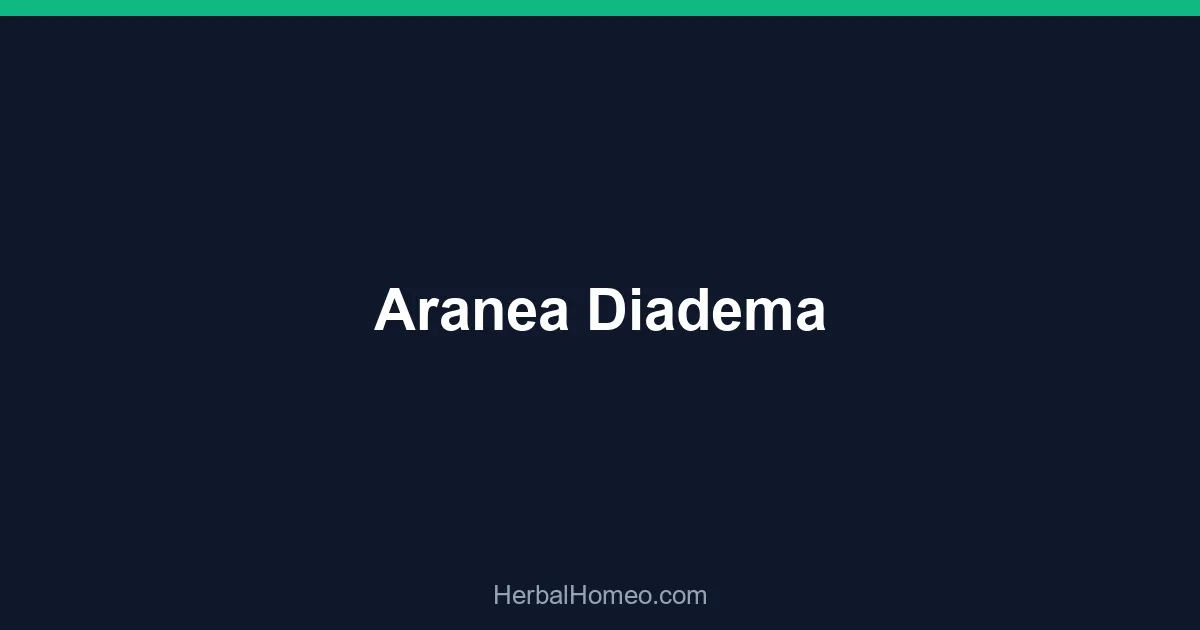 Aranea Diadema
