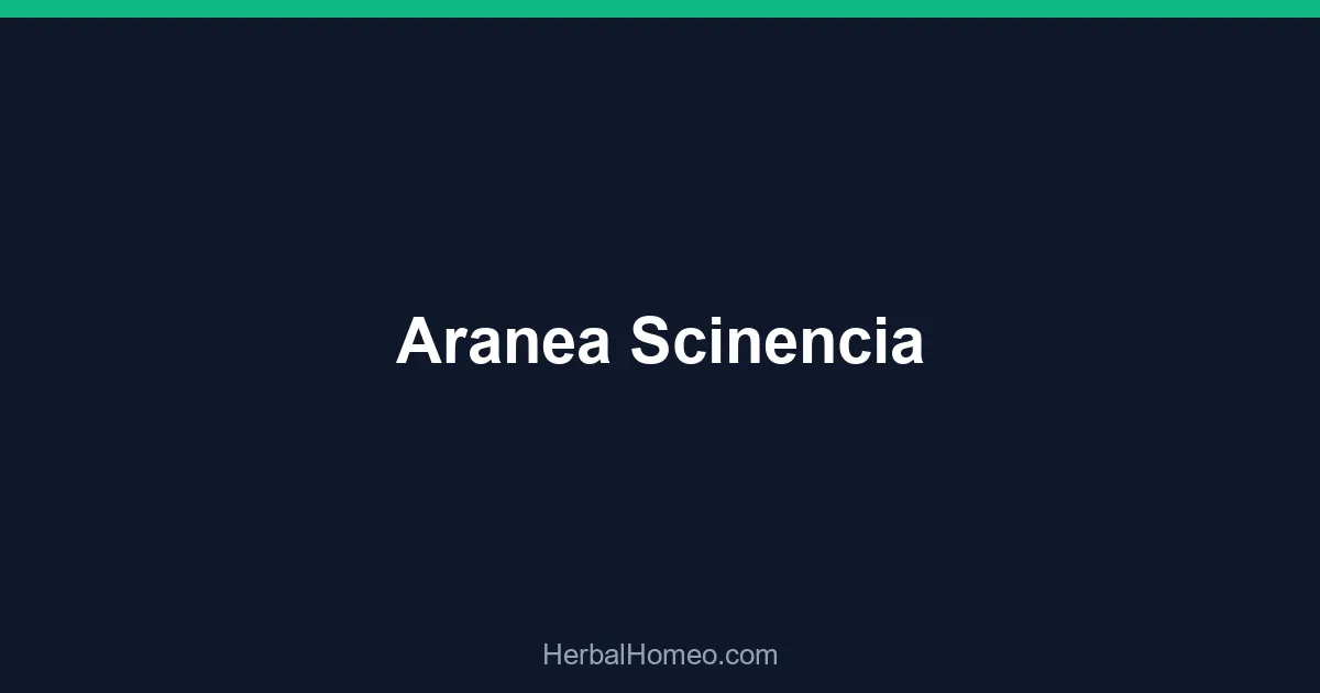 Aranea Scinencia