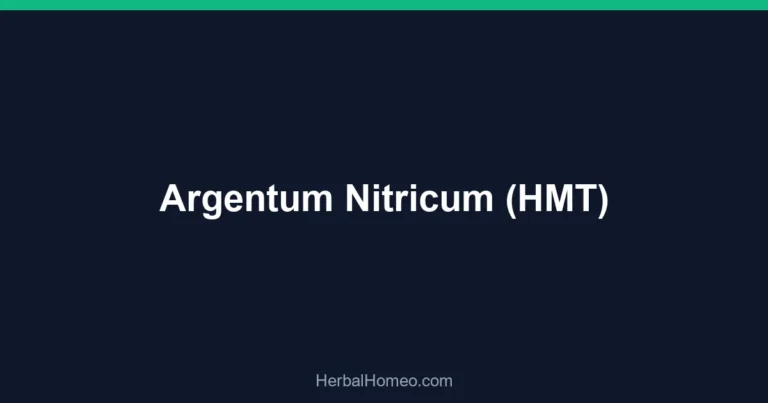 Argentum Nitricum (HMT)