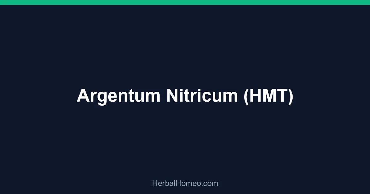 Argentum Nitricum (HMT)