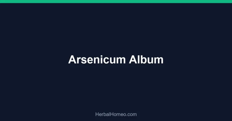 Arsenicum Album