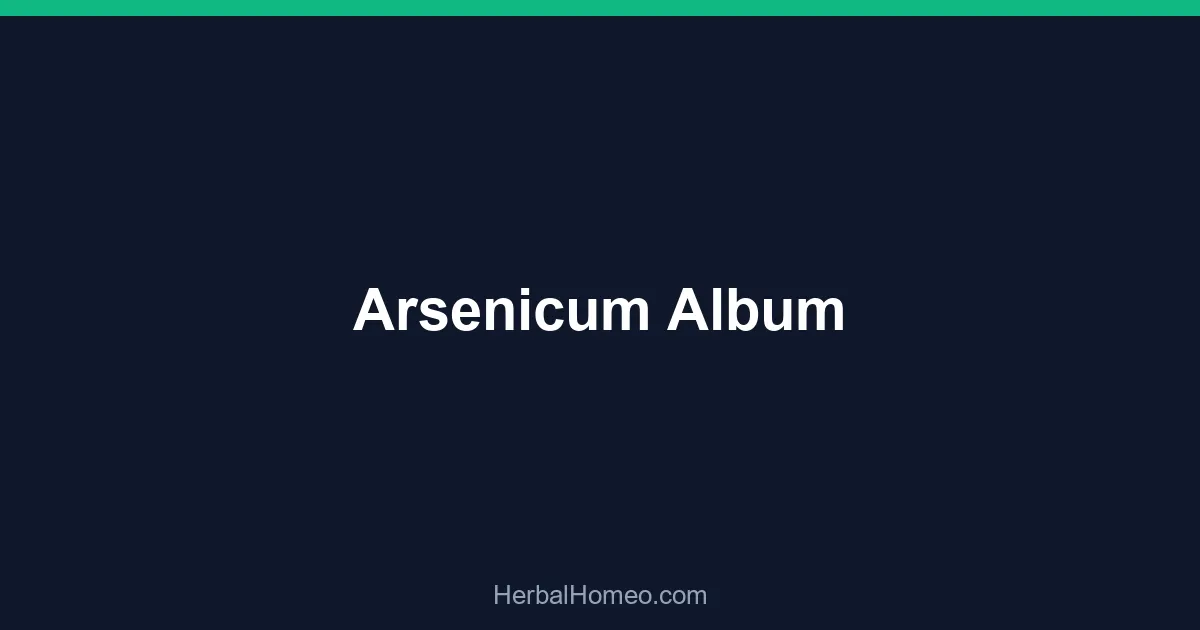 Arsenicum Album