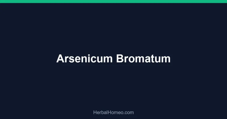 Arsenicum Bromatum