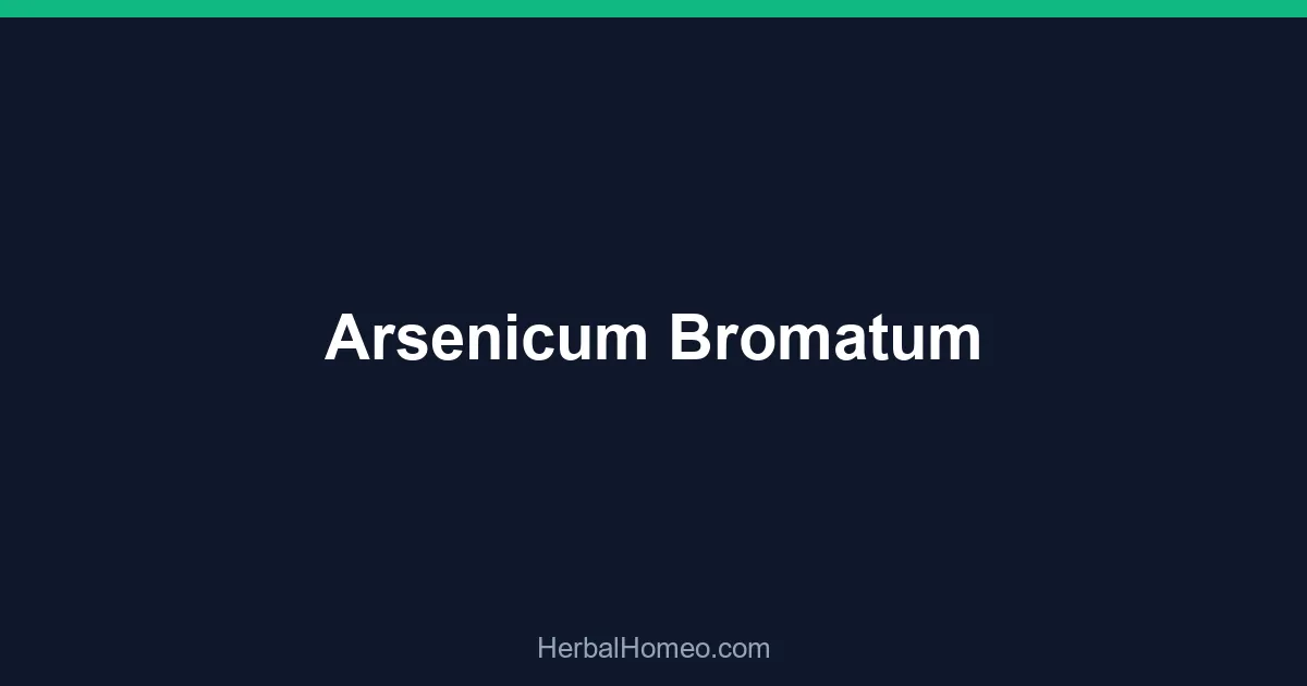 Arsenicum Bromatum