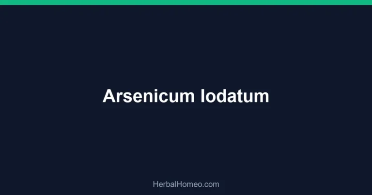 Arsenicum Iodatum