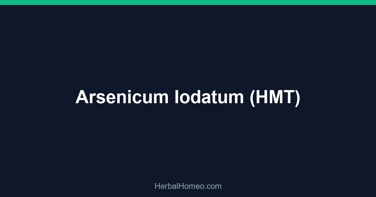 Arsenicum Iodatum (HMT)