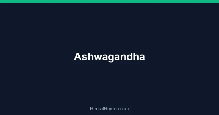 Ashwagandha