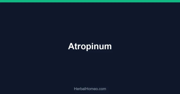 Atropinum