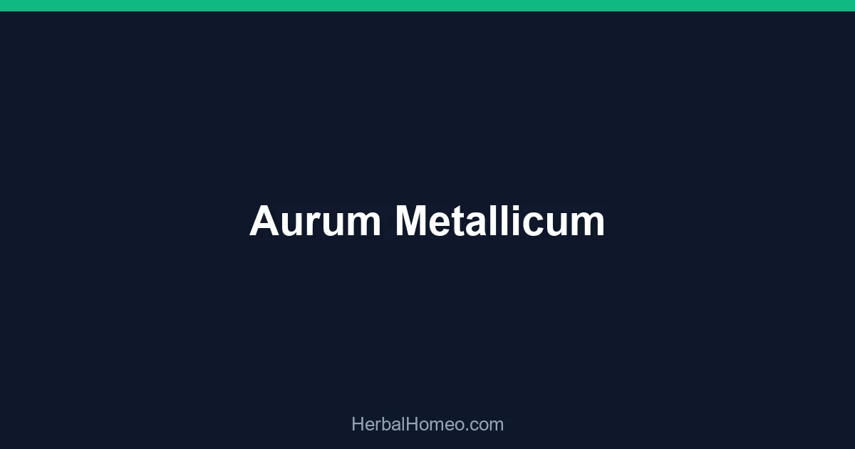 Aurum Metallicum