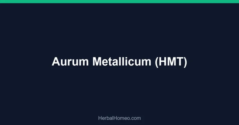 Aurum Metallicum (HMT)