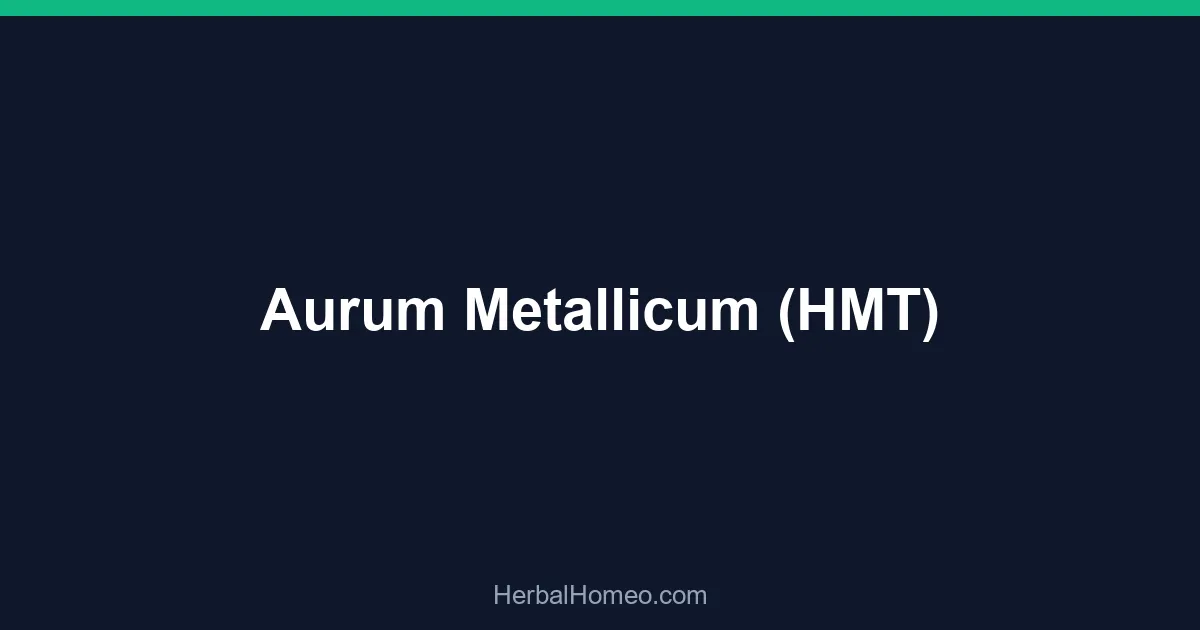 Aurum Metallicum (HMT)