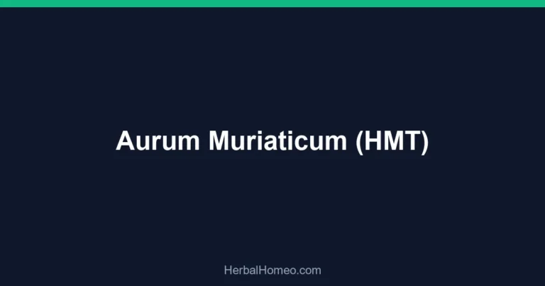 Aurum Muriaticum (HMT)