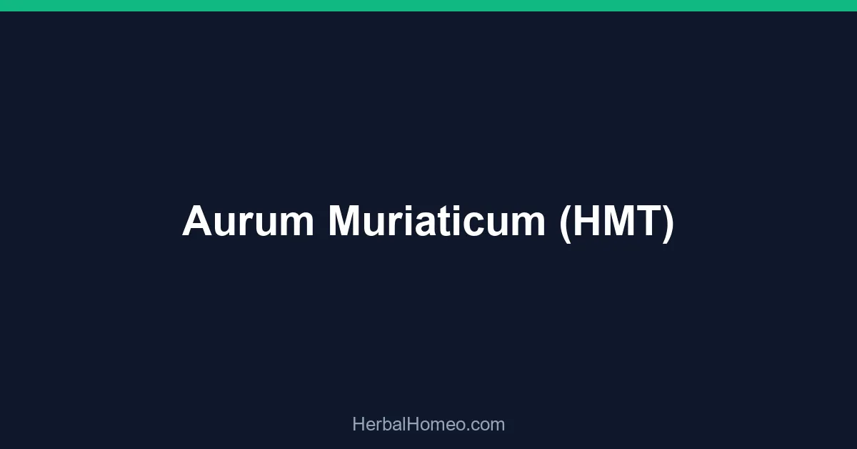Aurum Muriaticum (HMT)