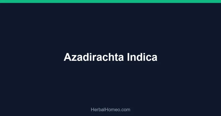 Azadirachta Indica