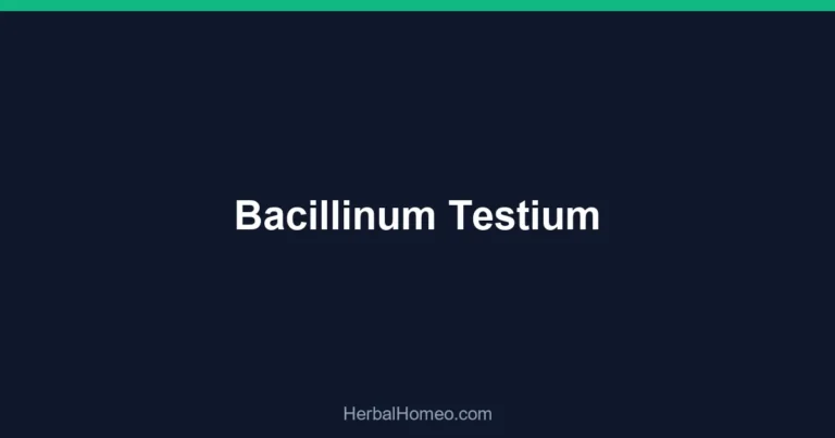 Bacillinum Testium
