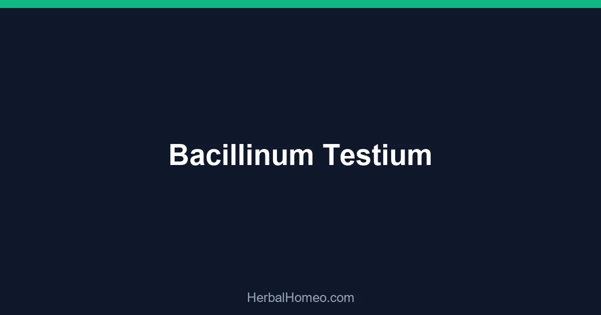 Bacillinum Testium