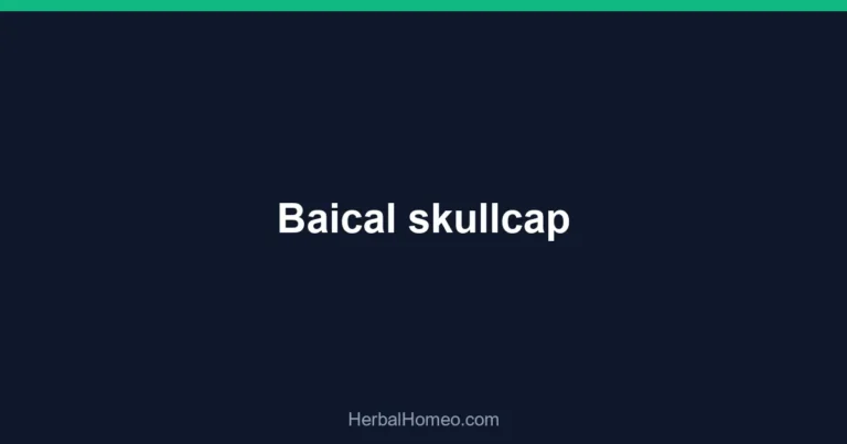 Baical skullcap