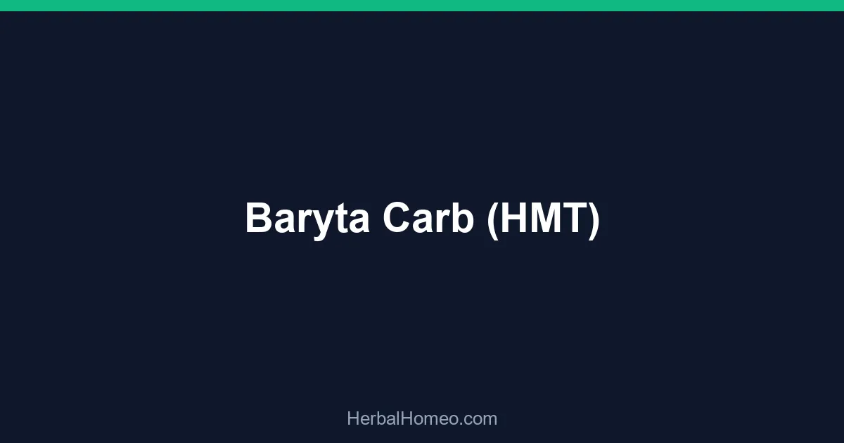 Baryta Carb (HMT)