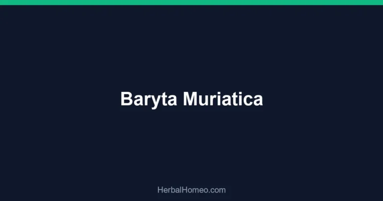 Baryta Muriatica