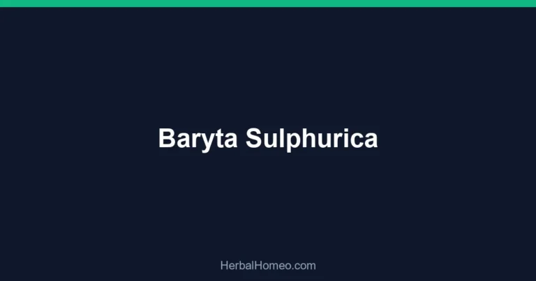 Baryta Sulphurica