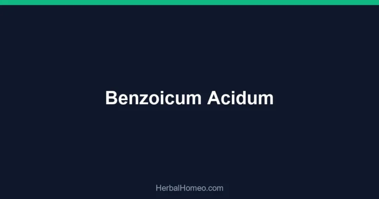 Benzoicum Acidum