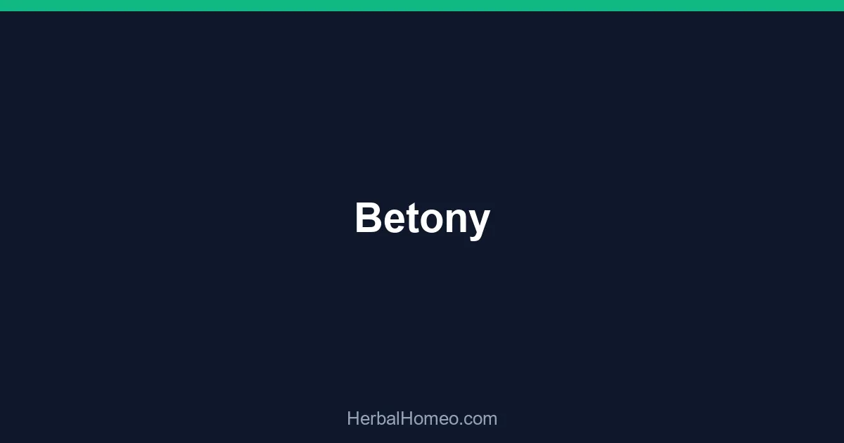 Betony