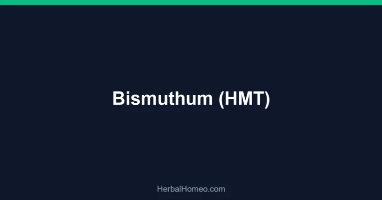Bismuthum (HMT)