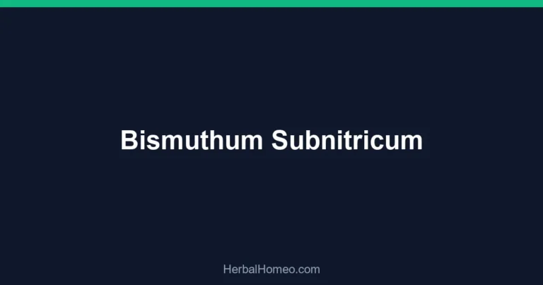 Bismuthum Subnitricum