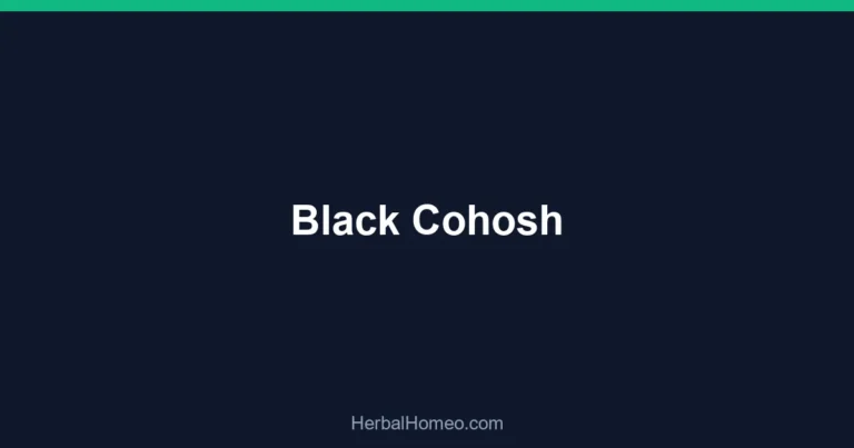Black Cohosh