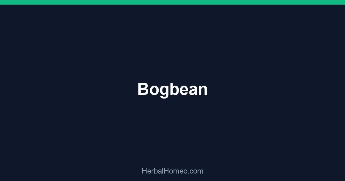 Bogbean