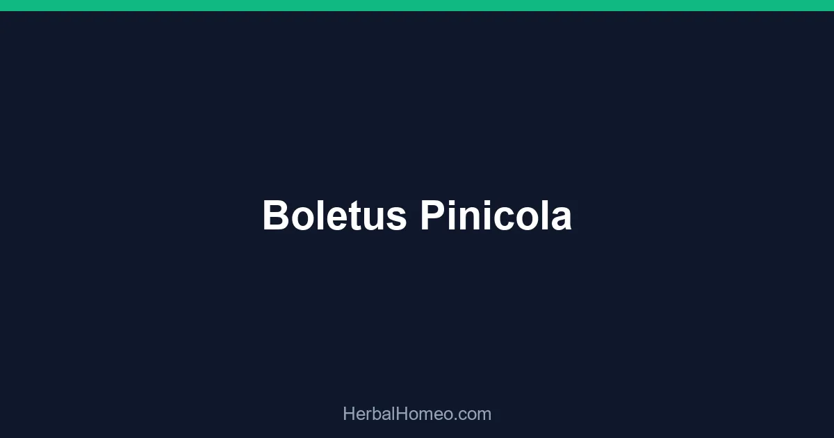 Boletus Pinicola