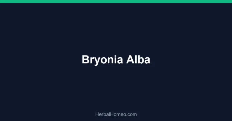 Bryonia Alba