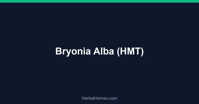 Bryonia Alba (HMT)